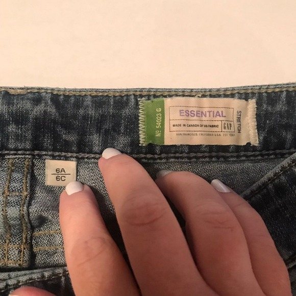 GAP Essential size 6A (six ankle) Jeans.‎ Used in good condition - Picture 3 of 9